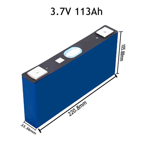 中航锂电3.7V 113.5Ah三元锂电池尺寸