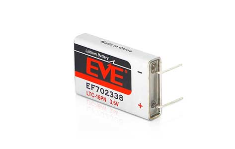 EVE EF702338 LTC - 16PN 3.6V 1600mAh亚硫酰氯锂电池 一次性锂亚电池