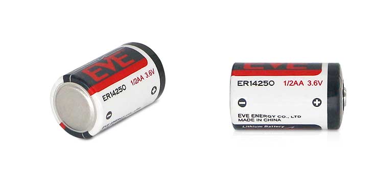 EVE 3.6V 1200mAh ER14250锂亚硫酰氯一次锂电池 锂亚电池