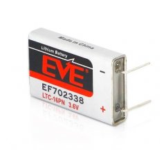 EVE EF702338 LTC - 16PN 3.6V 1600mAh亚硫酰氯锂电池 一次性锂亚电池