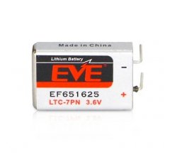 ​EVE EF651625 3.6V750mAh锂亚硫酰氯不可充电锂电池 方形锂亚电池